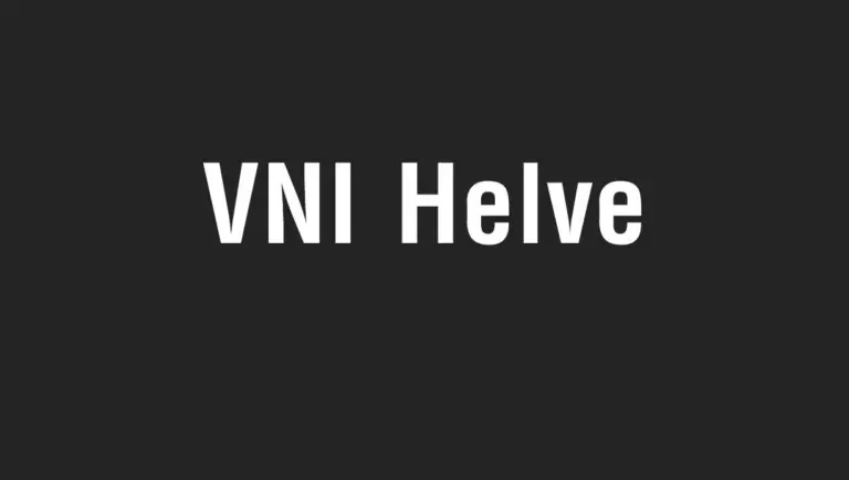 tải font vni helve condense