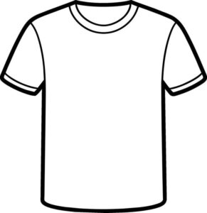 Vector áo thun trắng