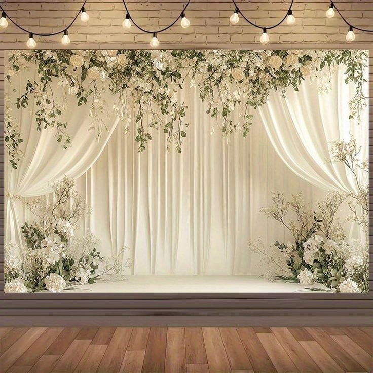 Background trang trí tiệc cưới đẹp 03