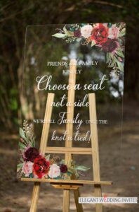 Bảng tên cưới vector trong suốt