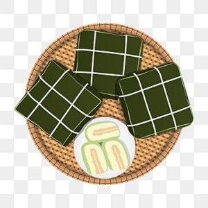 Mâm bánh chưng vector