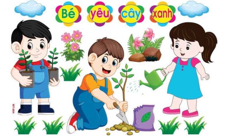 Tải 20+mẫu bé yêu thiên nhiên vector đầy đủ định dạng AI, EPS, PNG, CDR, SVG