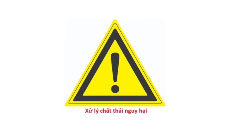 Tải bộ biển báo chất thải nguy hại vector chuẩn quy định môi trường (AI, PNG, SVG, CDR, EPS))