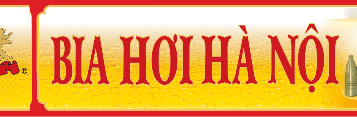 Biển quảng cáo bia hơi Hà Nội dạng ngang