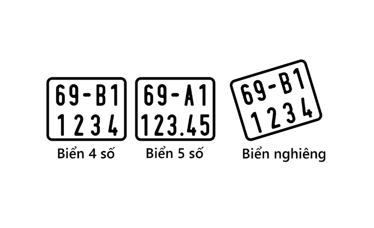 Tải file biển số xe vector chuẩn sắc nét - Định dạng AI, PNG, SVG, CDR, EPS
