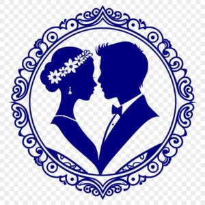 Dâu rể vector xanh dương