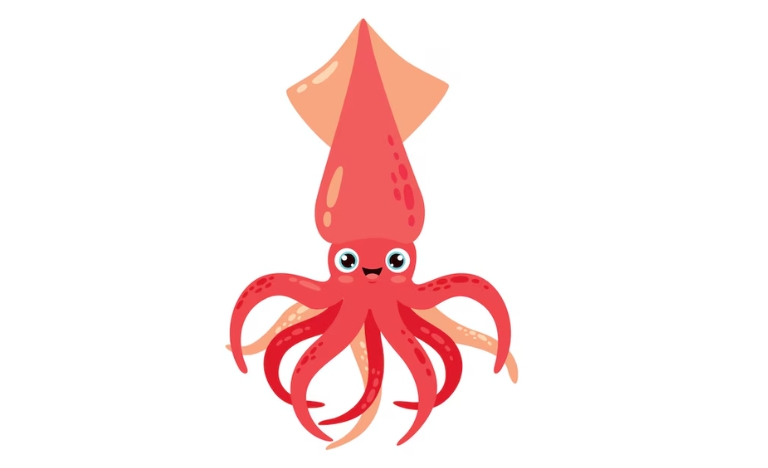 Tải con mực vector chuẩn sắc nét đầy đủ định dạng AI, PNG, SVG, CDR, EPS