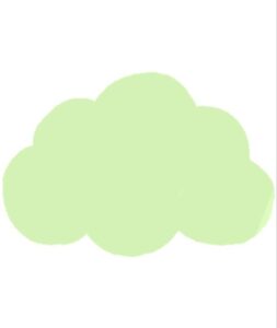 Vector đám mây xanh lá