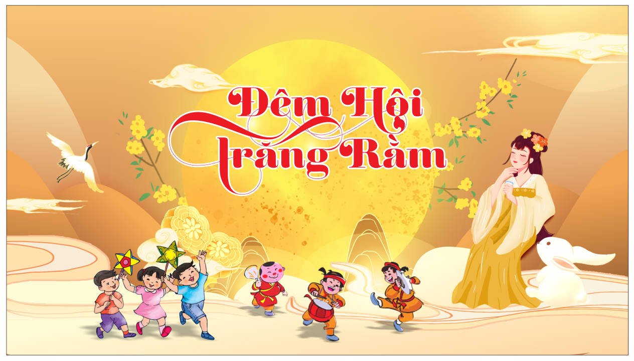 Tải mẫu đêm hội trăng rằm vector đầy đủ định dạng AI, PNG, SVG, CDR, EPS