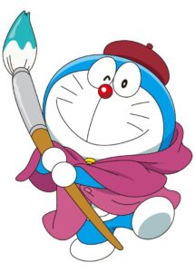 Logo Doraemon họa sĩ vector