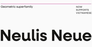 Font Neulis việt hóa