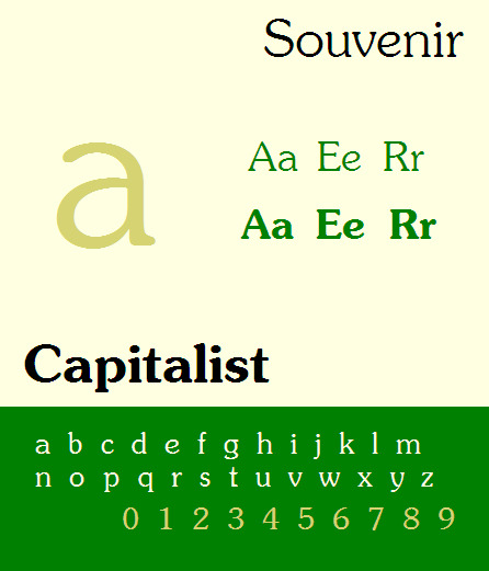 font souvenir