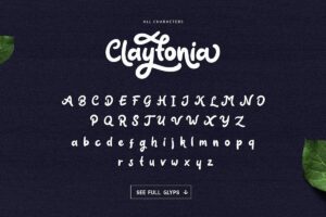 font SVN-Claytonia