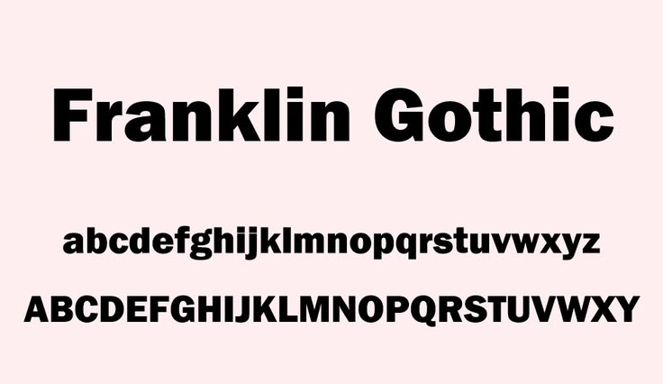 Franklin Gothic Việt hóa