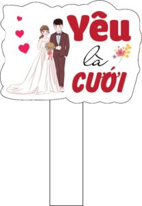 Mẫu hashtag cầm tay cưới hỏi