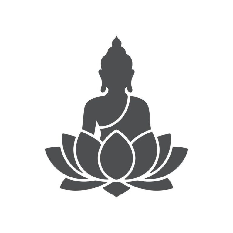 hoa sen phật giáo vector