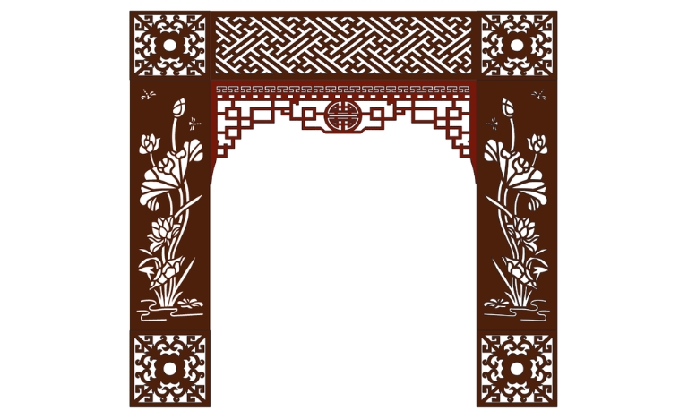 Tải bộ hoa văn bàn thờ vector đầy đủ định dạng AI, PNG, SVG, CDR, EPS