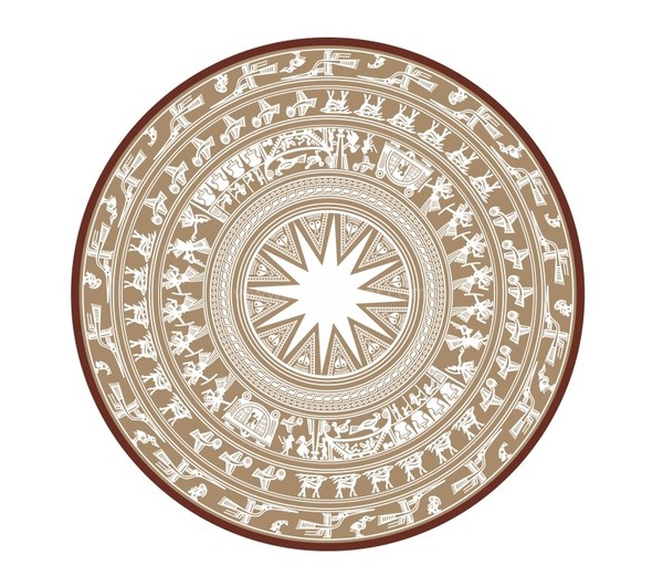 Tải hoa văn trống đồng Đông Sơn vector chuẩn sắc nét - Định dạng AI, PNG, SVG, CDR, EPS