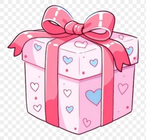 Hộp quà tặng vector dễ thương