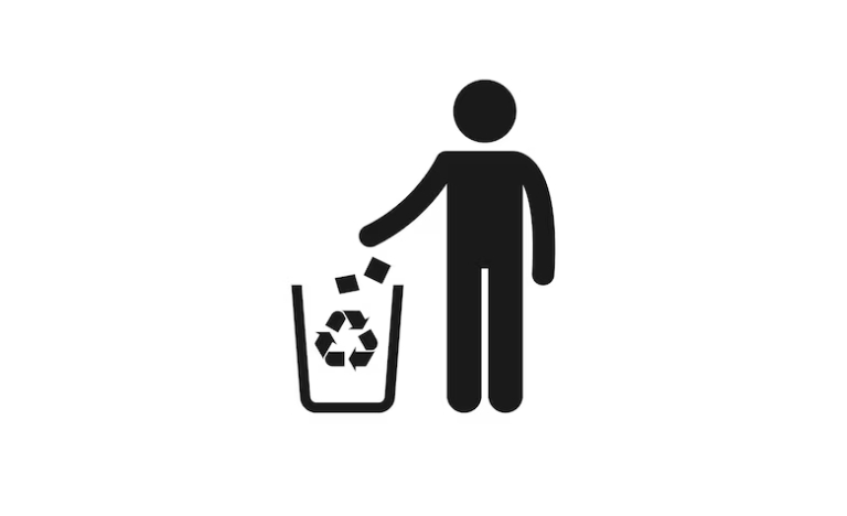 Tải mẫu icon bỏ rác vào thùng vector đầy đủ định dạng AI, PNG, SVG, CDR, EPS