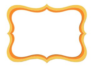 Viền khung vector vàng