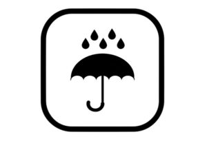 ký hiệu trên thùng carton vector giữ khô ráo