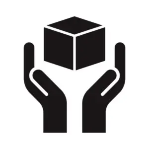 ký hiệu trên thùng carton vector xử lý nhẹ nhàng