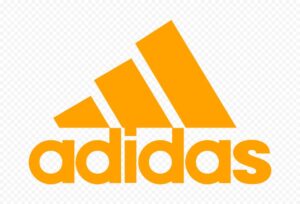 Logo Adidas nét vàng