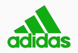 Logo Adidas nét xanh lá
