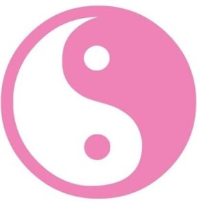 Logo âm dương bát quái hồng