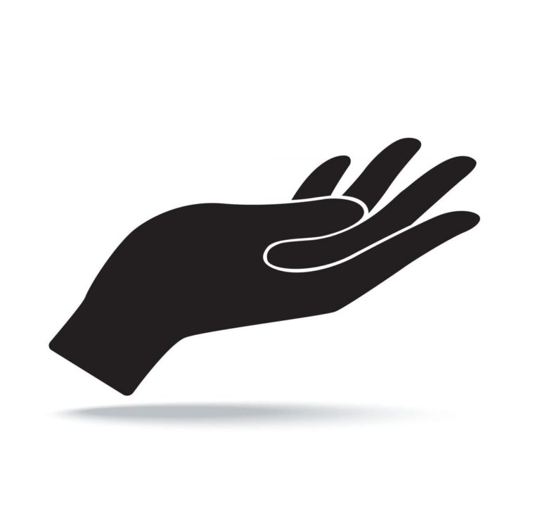 logo bàn tay vector