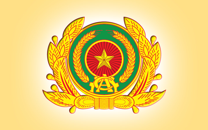 Logo Công an nền vàng