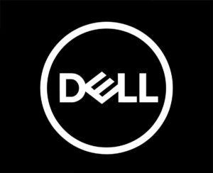 Logo Dell nền đen