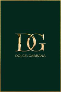 Logo D&G nền xanh rêu