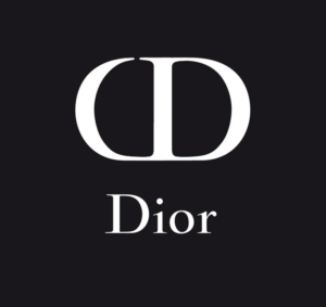 Logo Dior nền đen