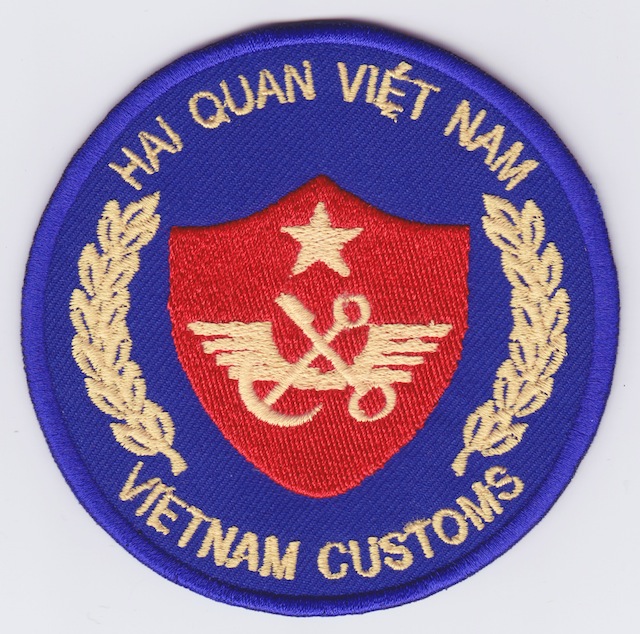 Logo Hải quan Việt Nam nền trắng