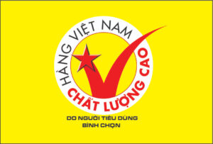 Logo hàng việt nam chất lượng cao vector nền vàng