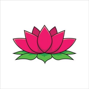 logo hoa sen vector