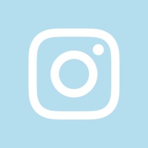 Logo Instagram nền xanh dương