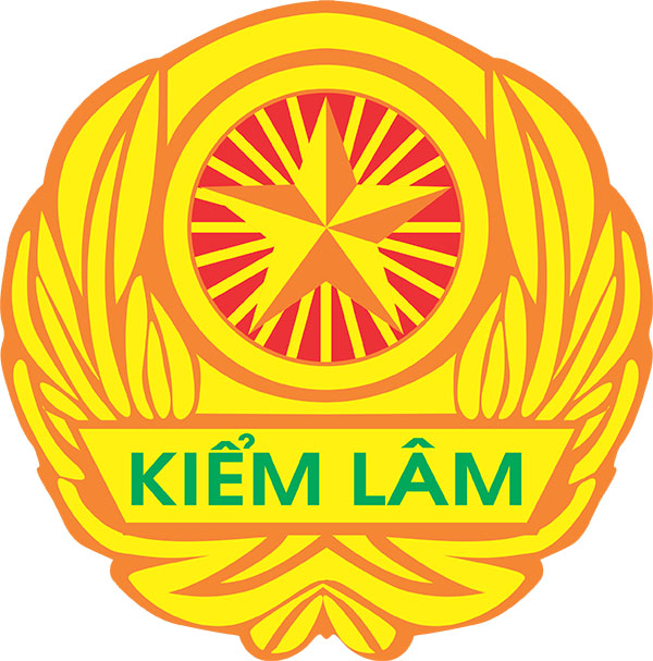 logo kiểm lâm vector