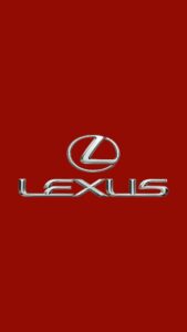 Logo Lexus nền đỏ