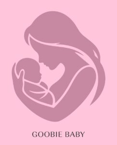 Logo mẹ và bé nền hồng