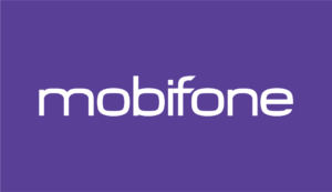 Logo Mobifone nền tím