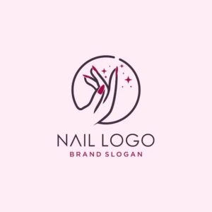 logo nail vector