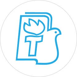 Logo nhà xuất bản Trẻ màu trắng nổi bật, phù hợp nền tối.