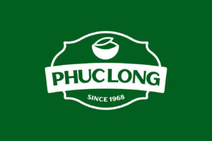 Logo Phúc Long nền xanh lá
