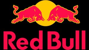 Logo Red Bull nền đen