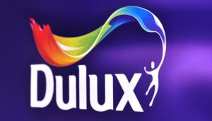 Logo Dulux nền tím