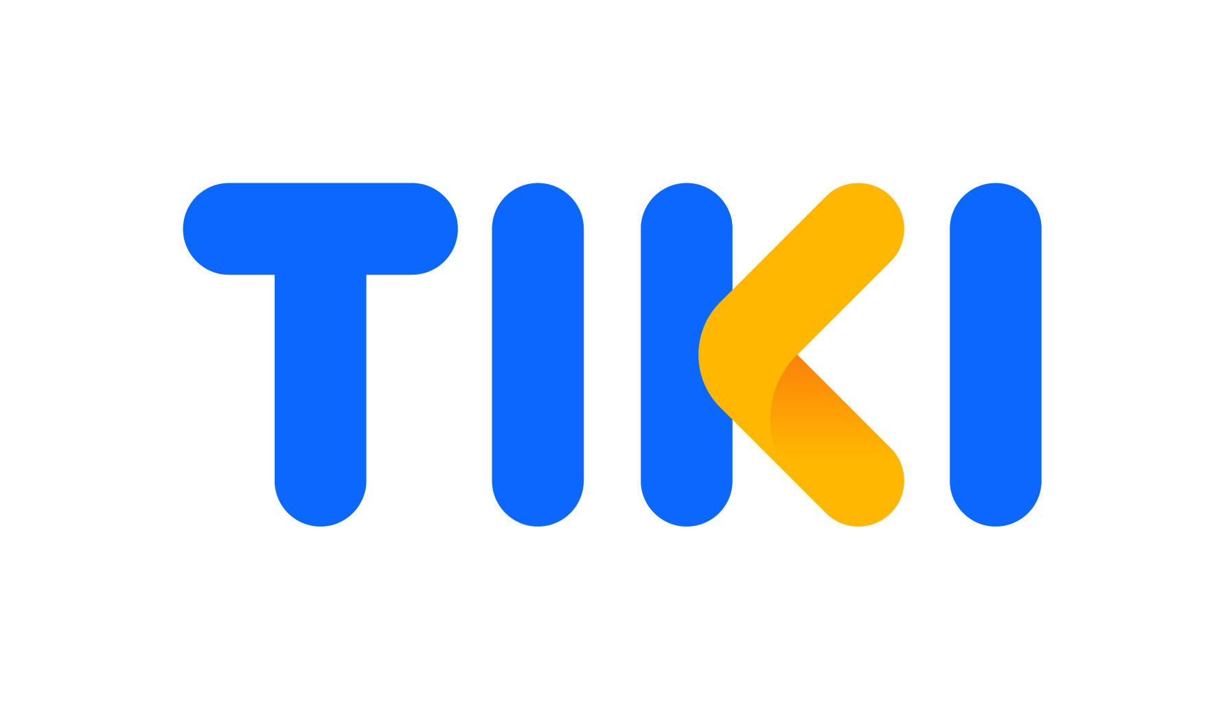 Logo Tiki vector chuẩn với sắc xanh đặc trưng và biểu tượng nụ cười thân thiện