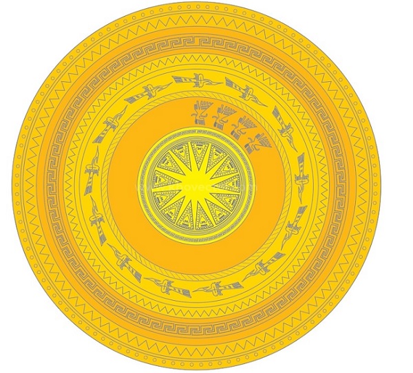 Logo trống đồng vector